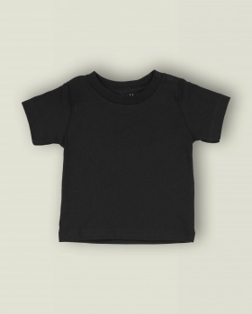 Jotally Personalised Baby Tee Black / White