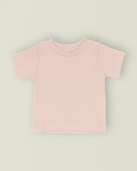 Birthday Age Crown Baby Tee Light Pink / Pink / White